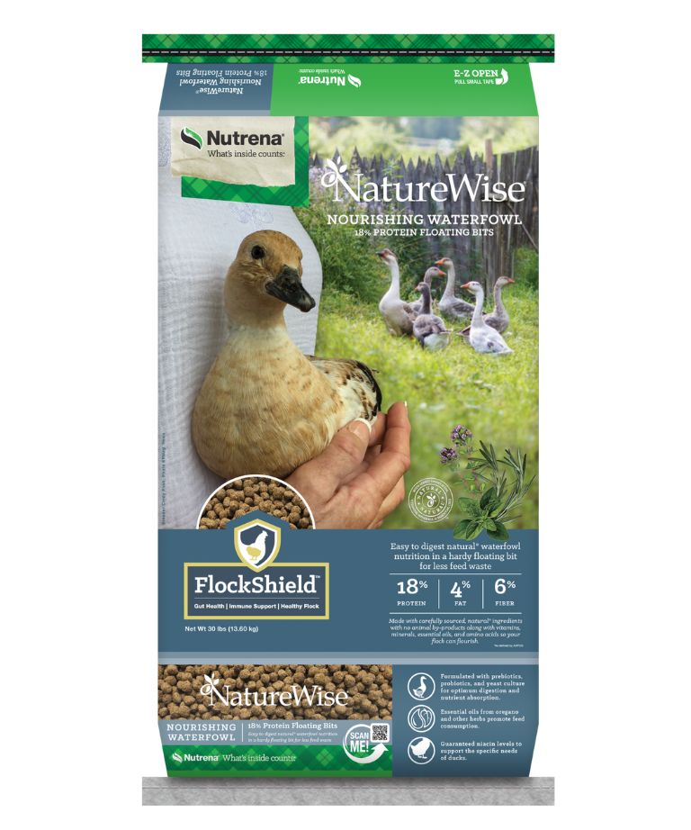 Nature Wise Floating Waterfowl Bits 18% 30lb