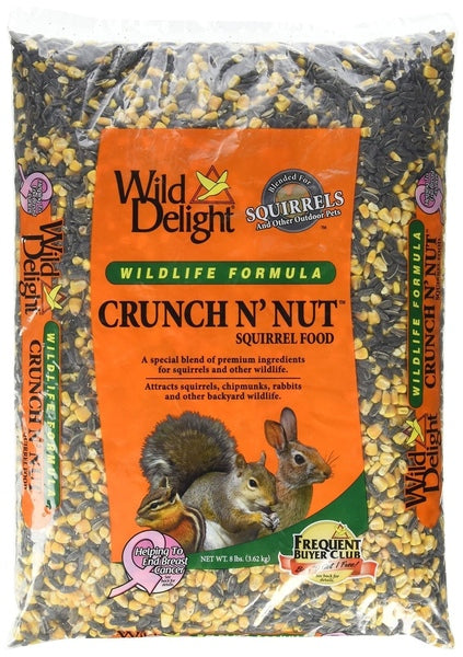 8lb Wild Delight Crunch N' Nut Squirrel Food