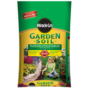 2cf Miracle-Gro Flower & Vegetable Garden Soil