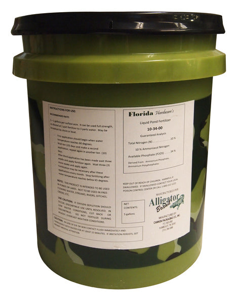 liquid pond plant fertilizer 5 gal. LIQUID POND FERTILIZER ( ITEM NOT SHIPPABLE) – Arnall Grocery