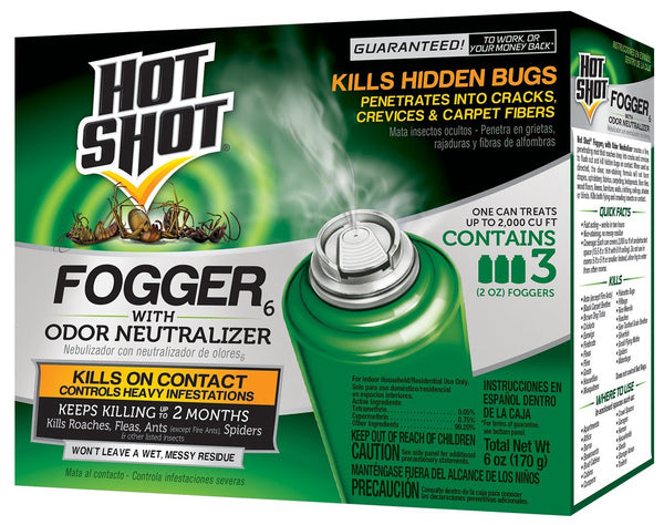 3pk 2oz Hot Shot Indoor Fogger