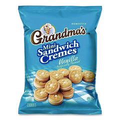 GRANDMAS MINI VANILLA CREME SANDWICH COOKIES