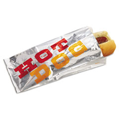 1000/ FOIL HOT DOG BAGS