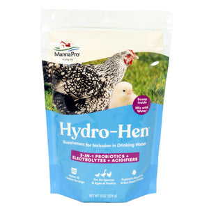 HYDRO-HEN 3-IN-1 WATER SUPPLEMENT 8OZ