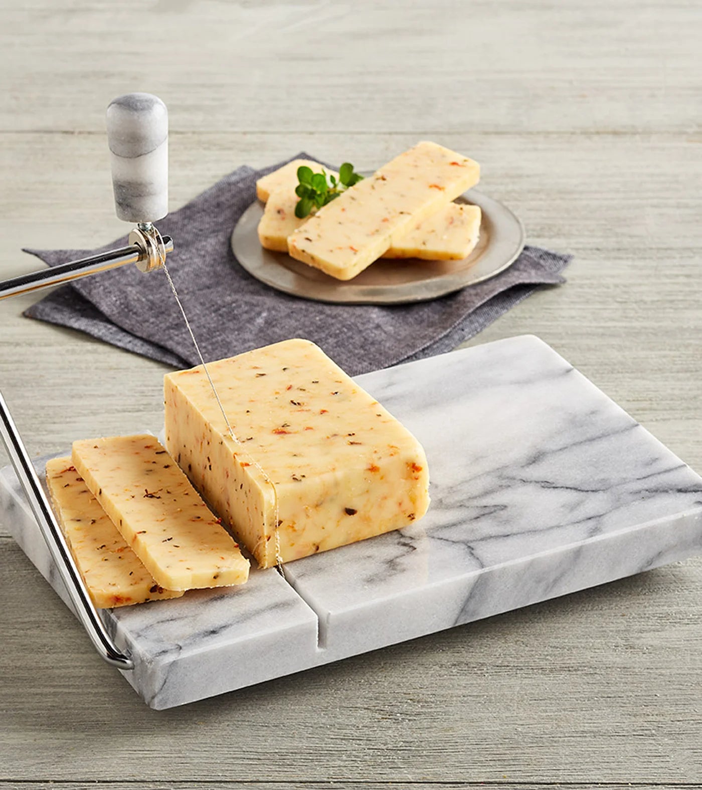 RSVP - White Marble Cheese Slicer – Kitchen Store & More