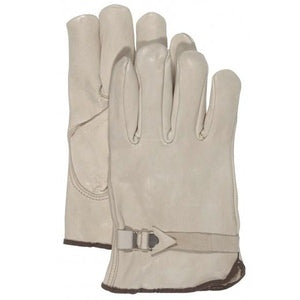 GRAIN LEATHER DRIVER GLOVES SMALL