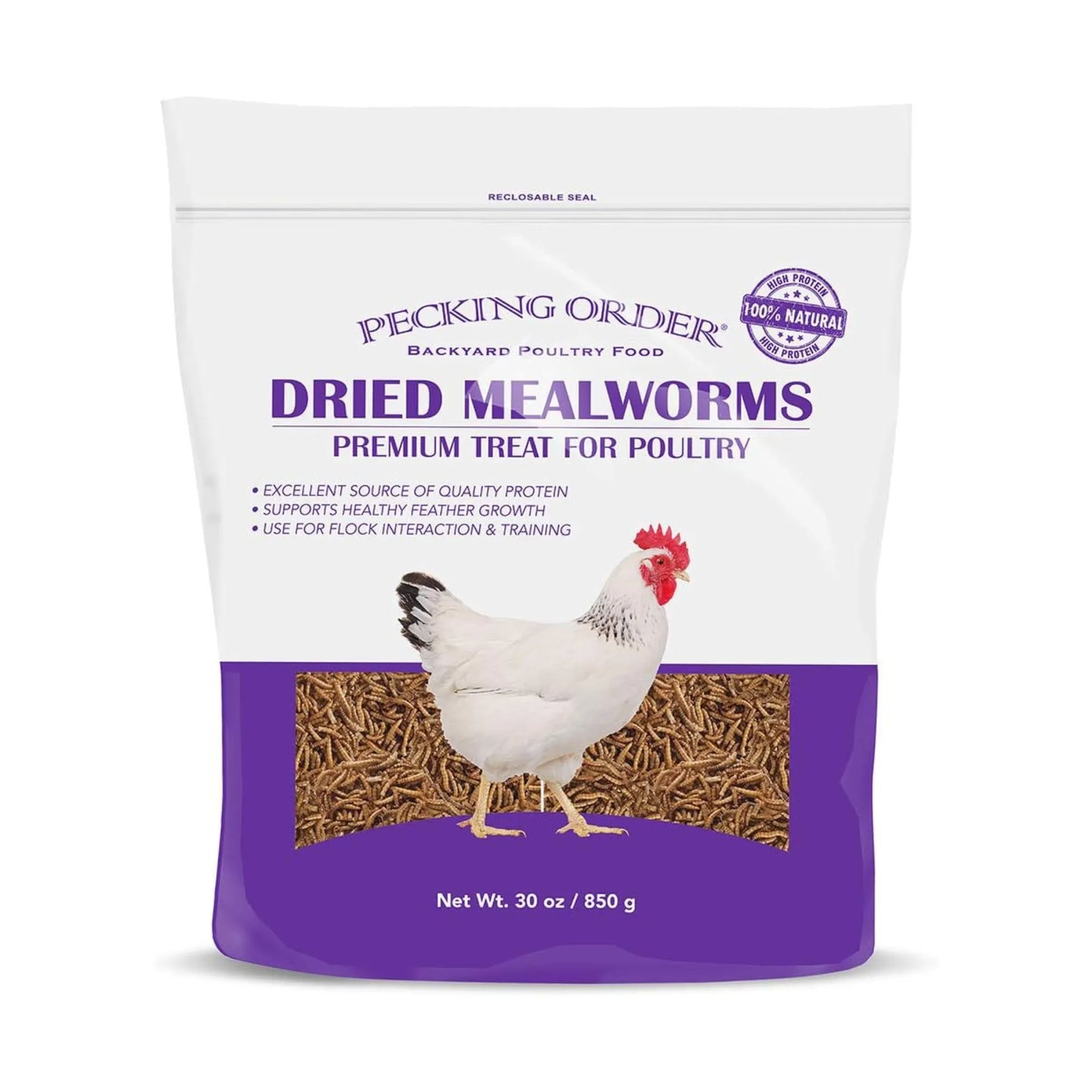 30OZ PECKING ORDER MEALWORMS