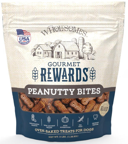 WHOLESOME PEANUTTY BITES 3LB
