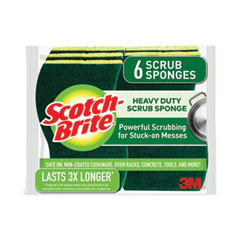 6pk Multi-Purpose Scotch-Brite Scrub Sponge