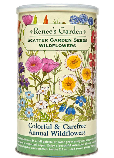 Colorful & Carefree Annual Wildflowers Cannister