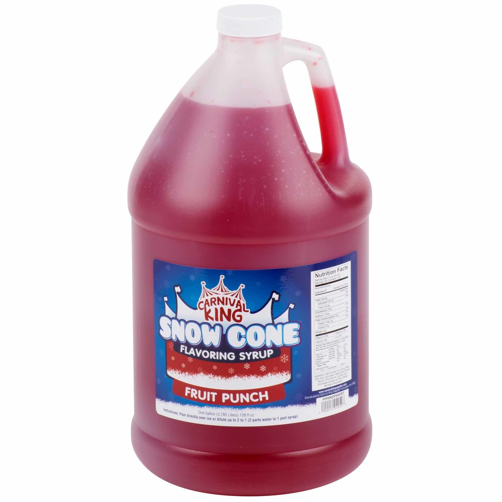 gal. SNOW CONE SYRUP(4/CS)