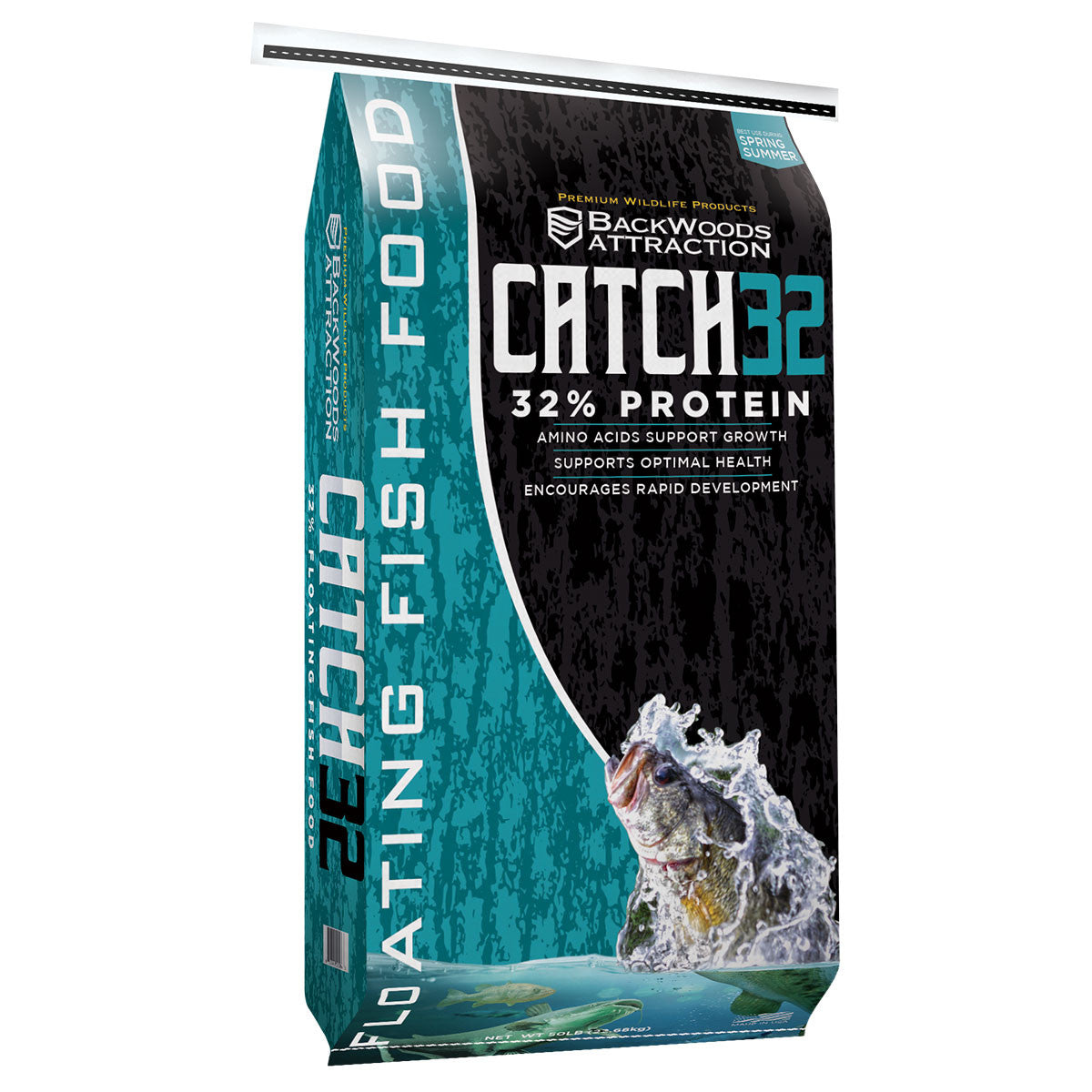 50lb CATCH 32 FLOATING FISH FOOD