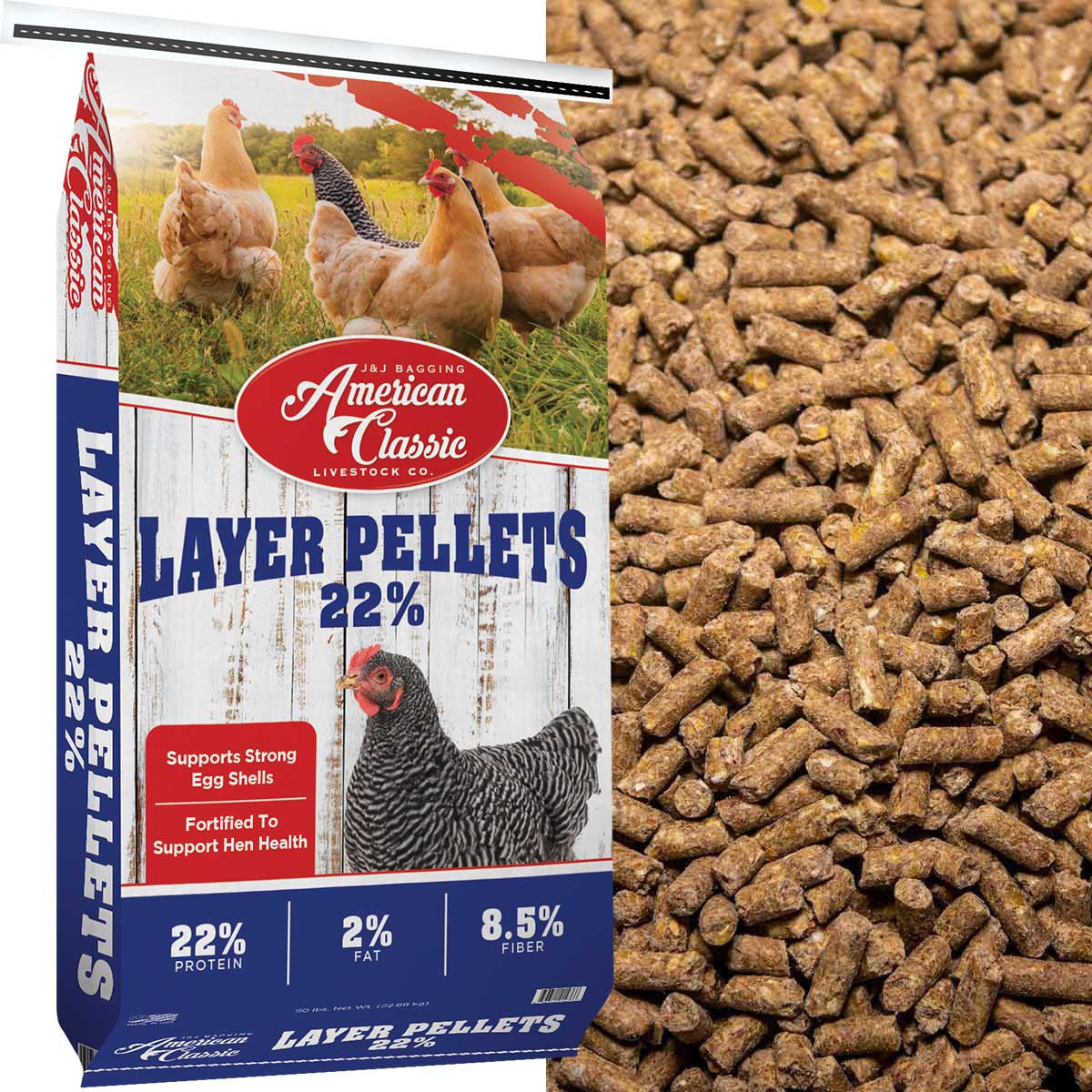 AMC 22% Layer Pellet 50lb