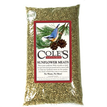 10LB COLE'S SUNFLOWER MEATS SEED