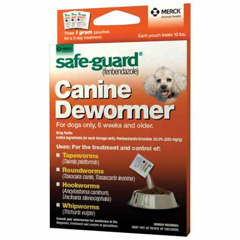3pk Safe-Guard Canine Dewormer 10lbs