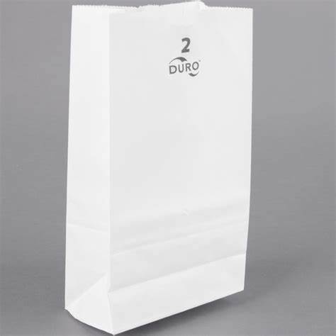 2lb White Paper Bags