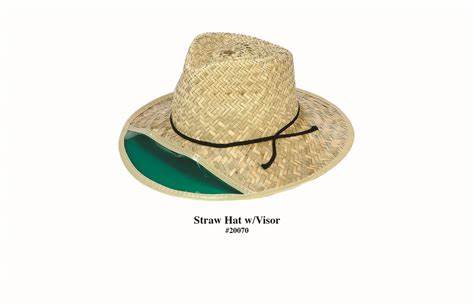 JAFARI STRAW HAT WITH VISOR