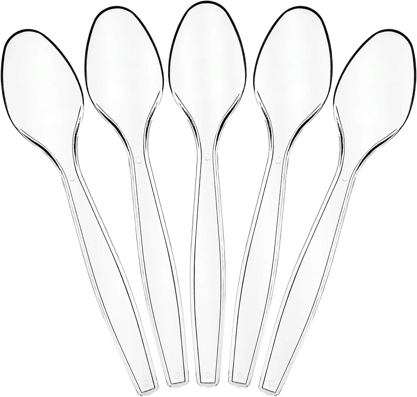 50 CLEAR SPOONS (24/CS)