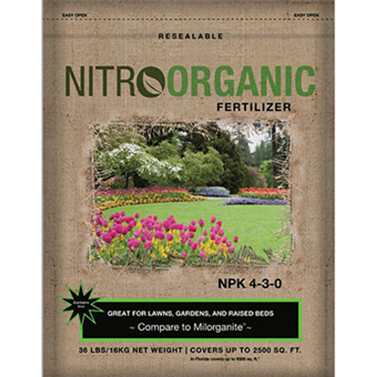 36lb Nitro Organic Milorganite