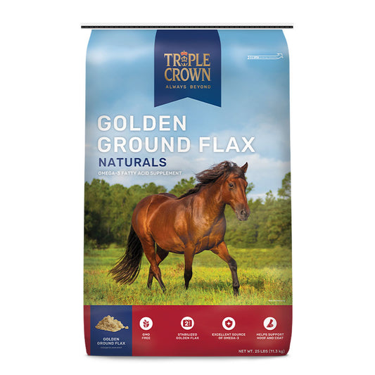 TRIPLE CROWN NATURALS GROUND FLAX 25 lbs