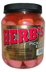 13oz HERBS PICKLED RED EGGS