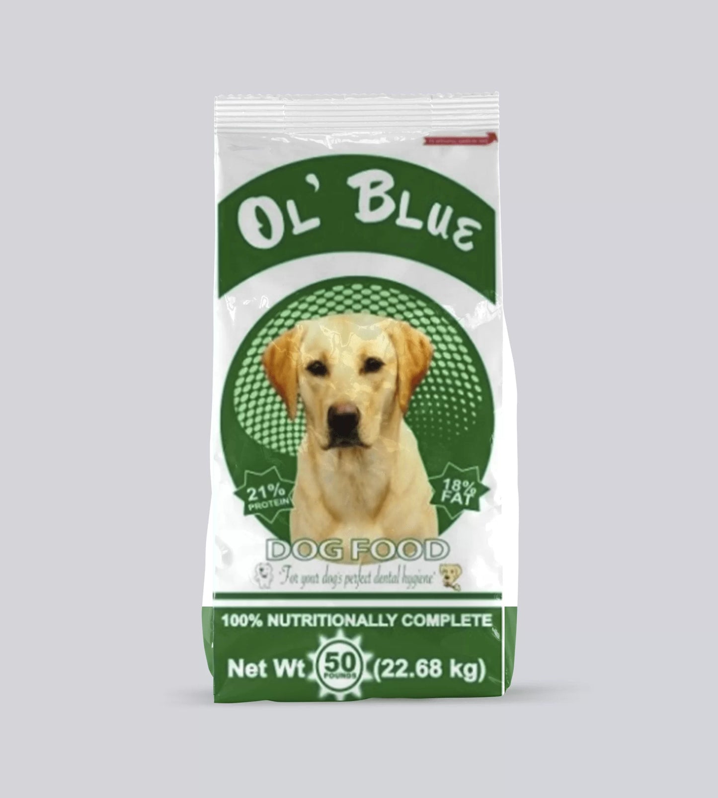 50lb Ol' Blue Green Hi-Energy (Green Bag)