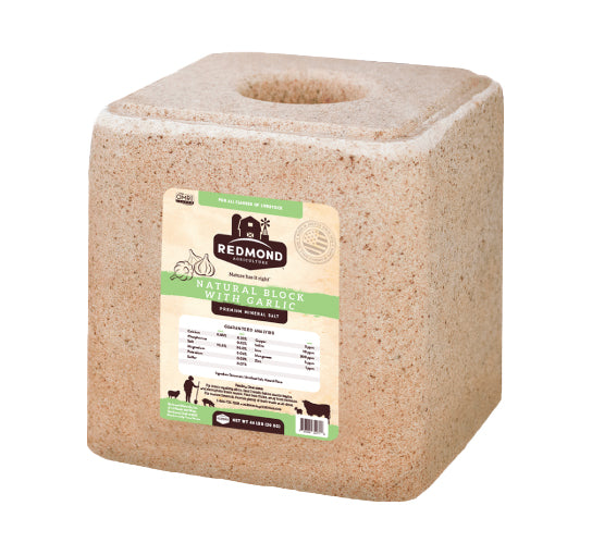 44lb Redmond Salt Block w/ Garlic