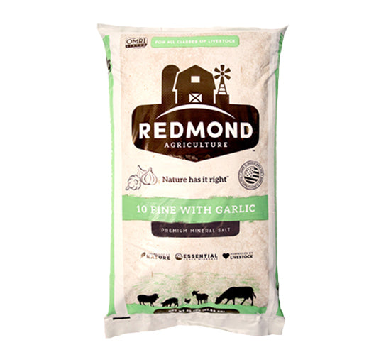 50LB REDMOND SALT W/GARLIC