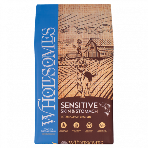 30lb Wholesome Sensitive Skin & Stomach Salmon