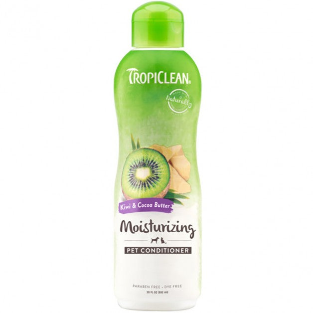 20oz Tropiclean Kiwi & Cocoa Butter Moisturizing Pet Conditioner