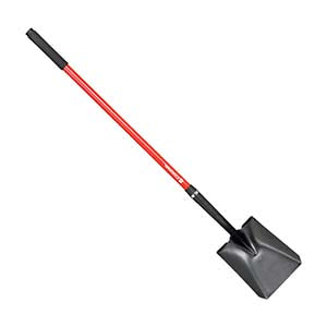 Shovel - square - fiberglass handle