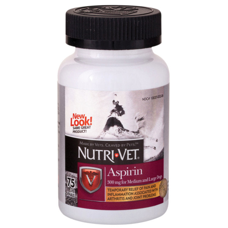 75ct Nutri-Vet Large Breed Dog Aspirin