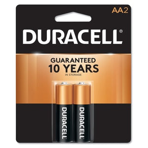 2 PK AA DURACELL BATTERIES