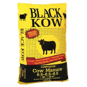 1 CUBIC FOOT BLACK KOW MANURE