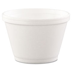 100- 6 OZ DART STYROFOAM CONTAINERS 6SJ12 (10/cs)