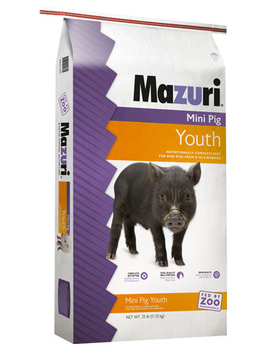 MAZURI MINI PIG YOUTH 25 lbs