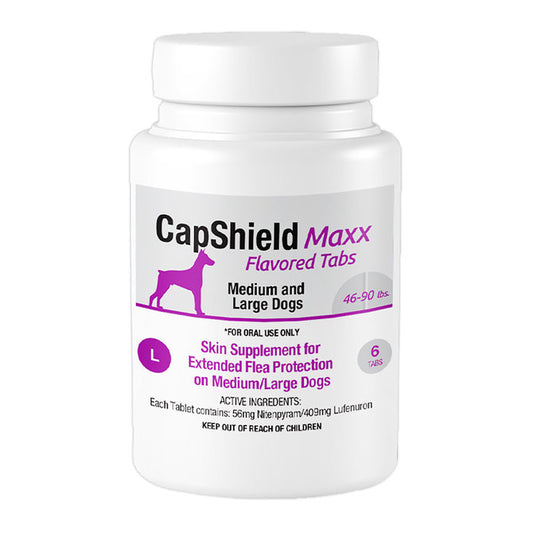 1 tablet of Capshield Maxx Flea Pill 46-90lb