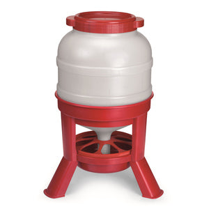 45LB PLASTIC DOME CHICKEN FEEDER