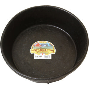 8 QT RUBBER FEED PAN