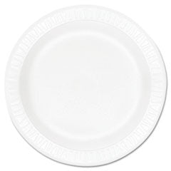 125/10 1/4in PLAIN STYROFOAM PLATES (4/CS)