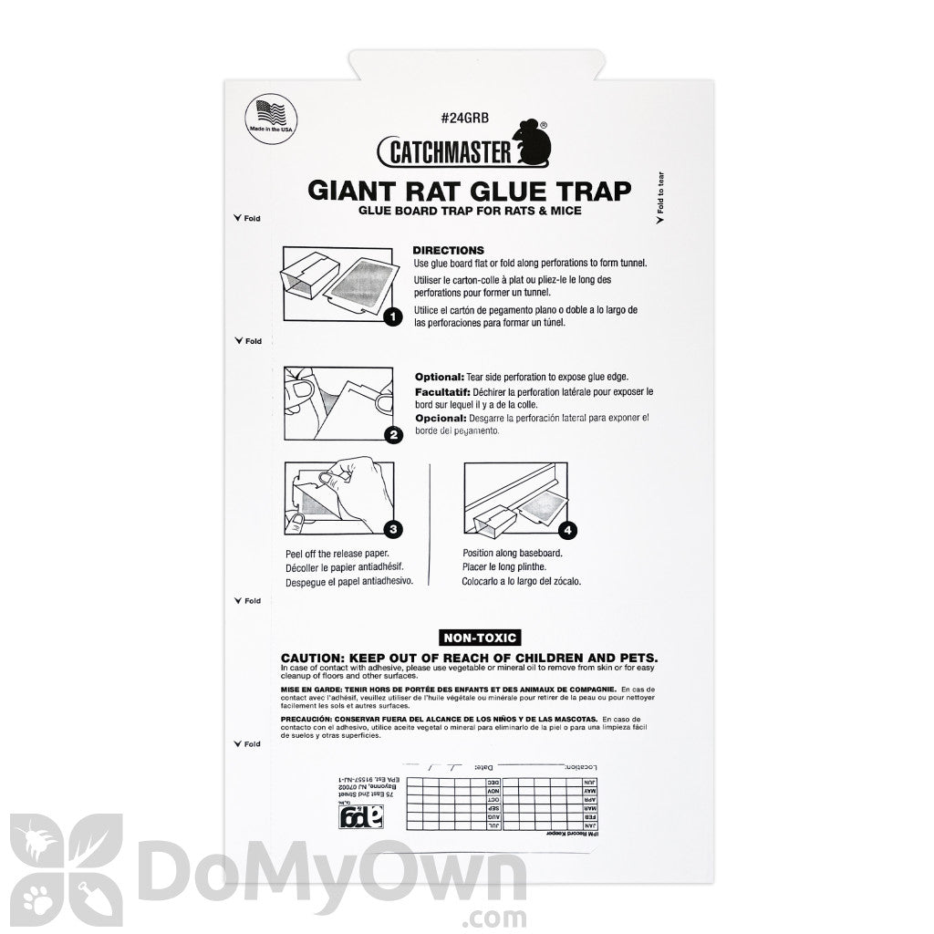 Catchmaster Max Catch Giant Rat Glue Trap