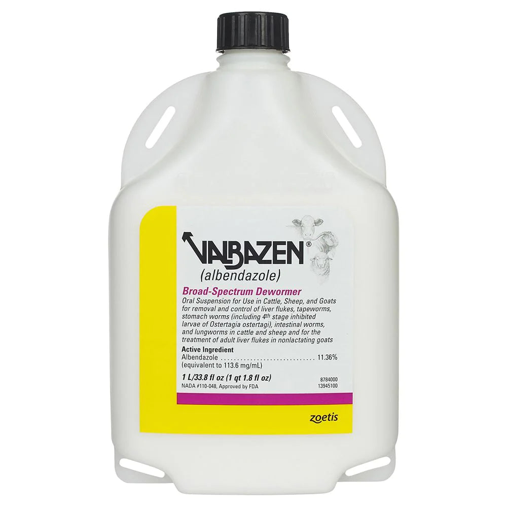1 Liter Valbazen Dewormer