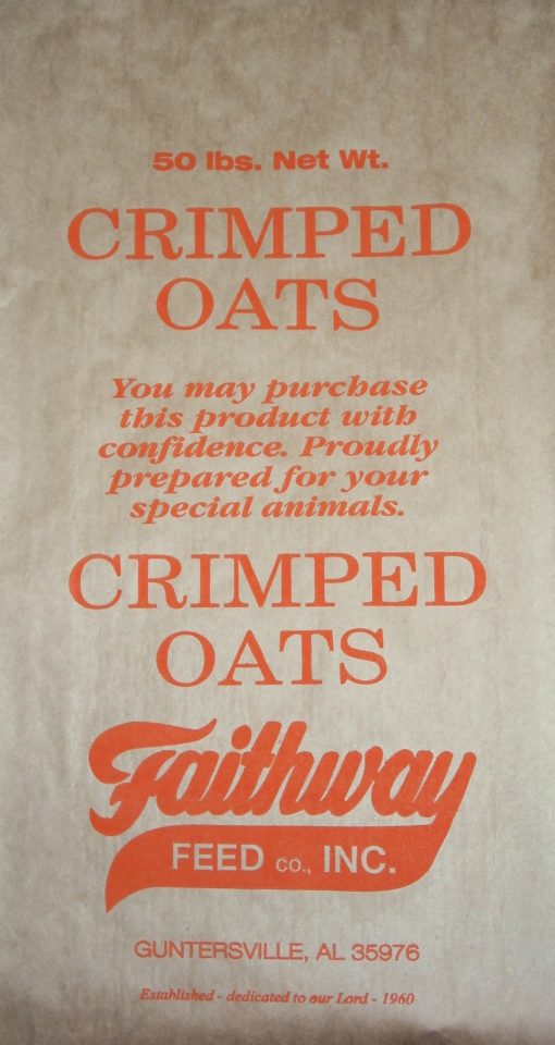 CRIMPED OATS 50 lbs