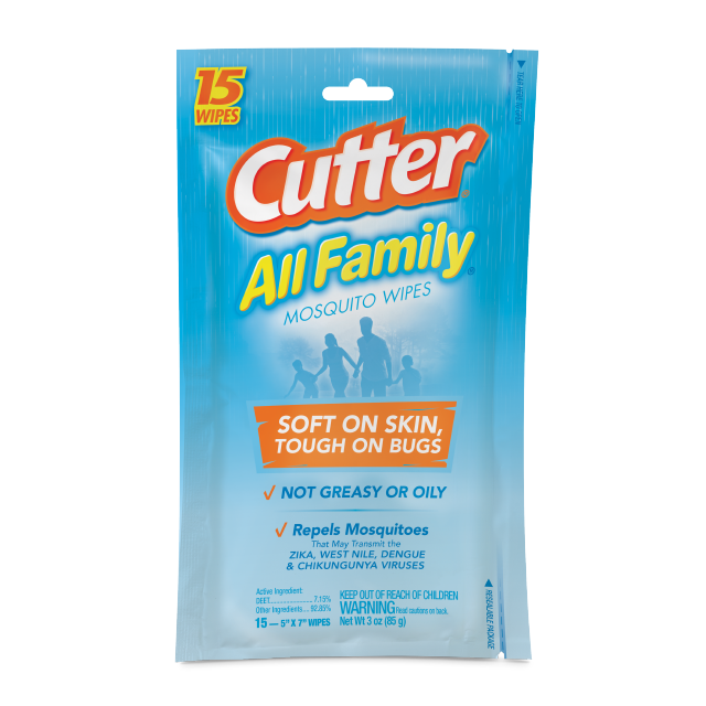 CUTTER ALL FAMILY MOSQUITO TOWELETTES