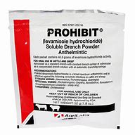 PROHIBIT SOLUBLE DRENCH POWDER CATTLE AND SHEEP DEWORMER