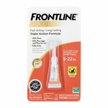 Frontline Gold Canine 5-22lb Single Dose