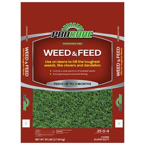 39 LB PRO CARE WEED & FEED