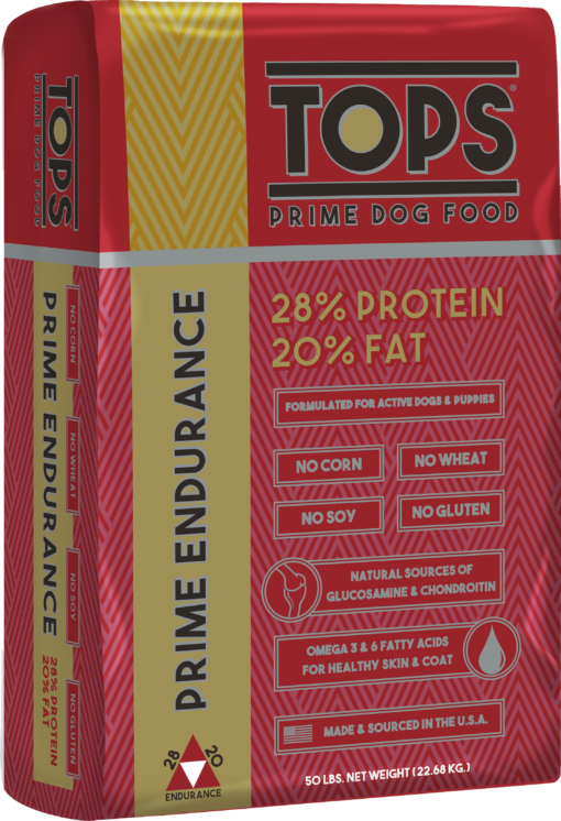 Tops dog food 21 protein best sale