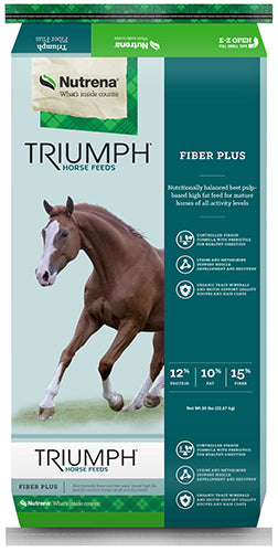 TRIUMPH FIBER PLUS HORSE FEED 50 lbs