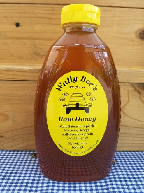 2LB WALLY BEE'S RAW HONEY